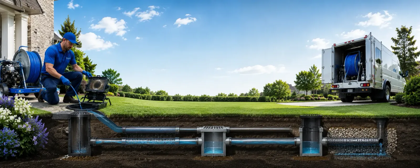 Outdoor drain cleaning information for Brixey, MO
